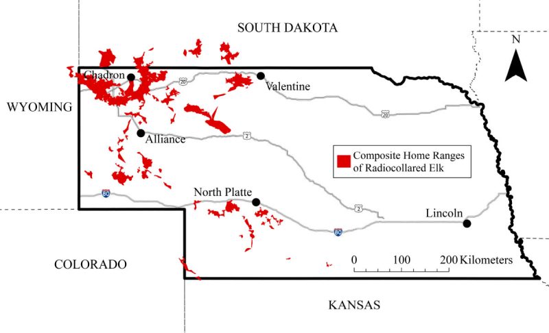 elk-collaring-in-nebraska-elk-range-map